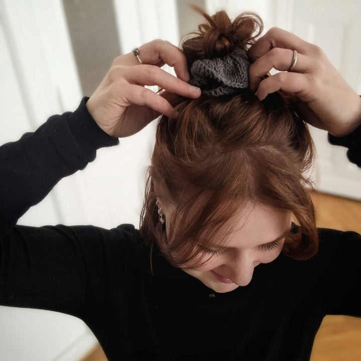 Yarn Me Up Zopfgummi Matilda Scrunchie Strickanleitung - Yarn Me Up (PDF) bei bei bei bei Lieblingsgarn