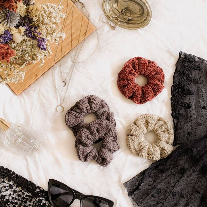 Yarn Me Up Zopfgummi Matilda Scrunchie Strickanleitung - Yarn Me Up (PDF) bei bei bei bei Lieblingsgarn