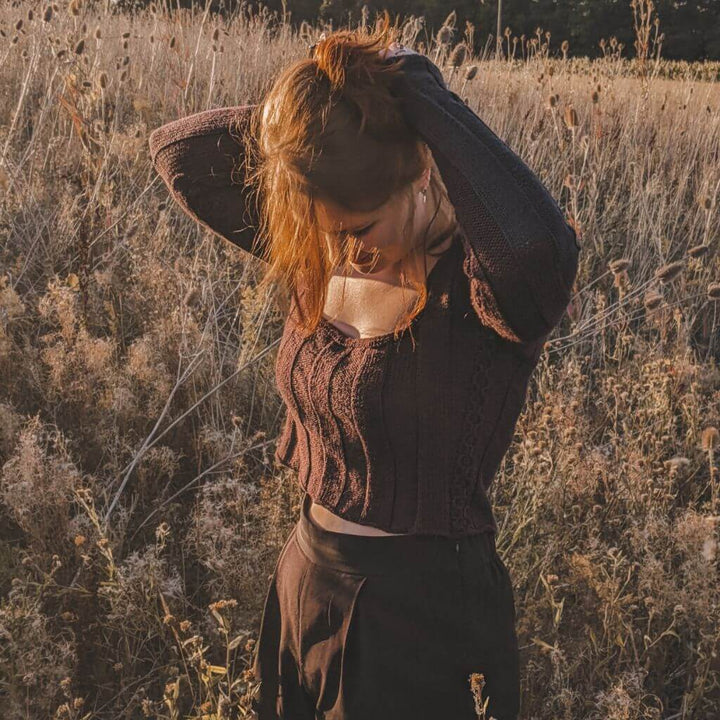Yarn Me Up Pattern Pullover Morticia Sweater Strickanleitung - Yarn me Up (PDF) bei bei bei bei Lieblingsgarn
