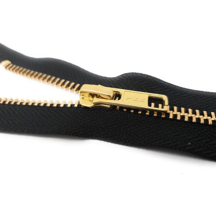 YKK Reißverschluss Metall nicht teilbar Gold bei bei bei bei Lieblingsgarn