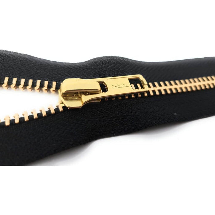 YKK Reißverschluss Metall nicht teilbar Gold bei bei bei bei Lieblingsgarn