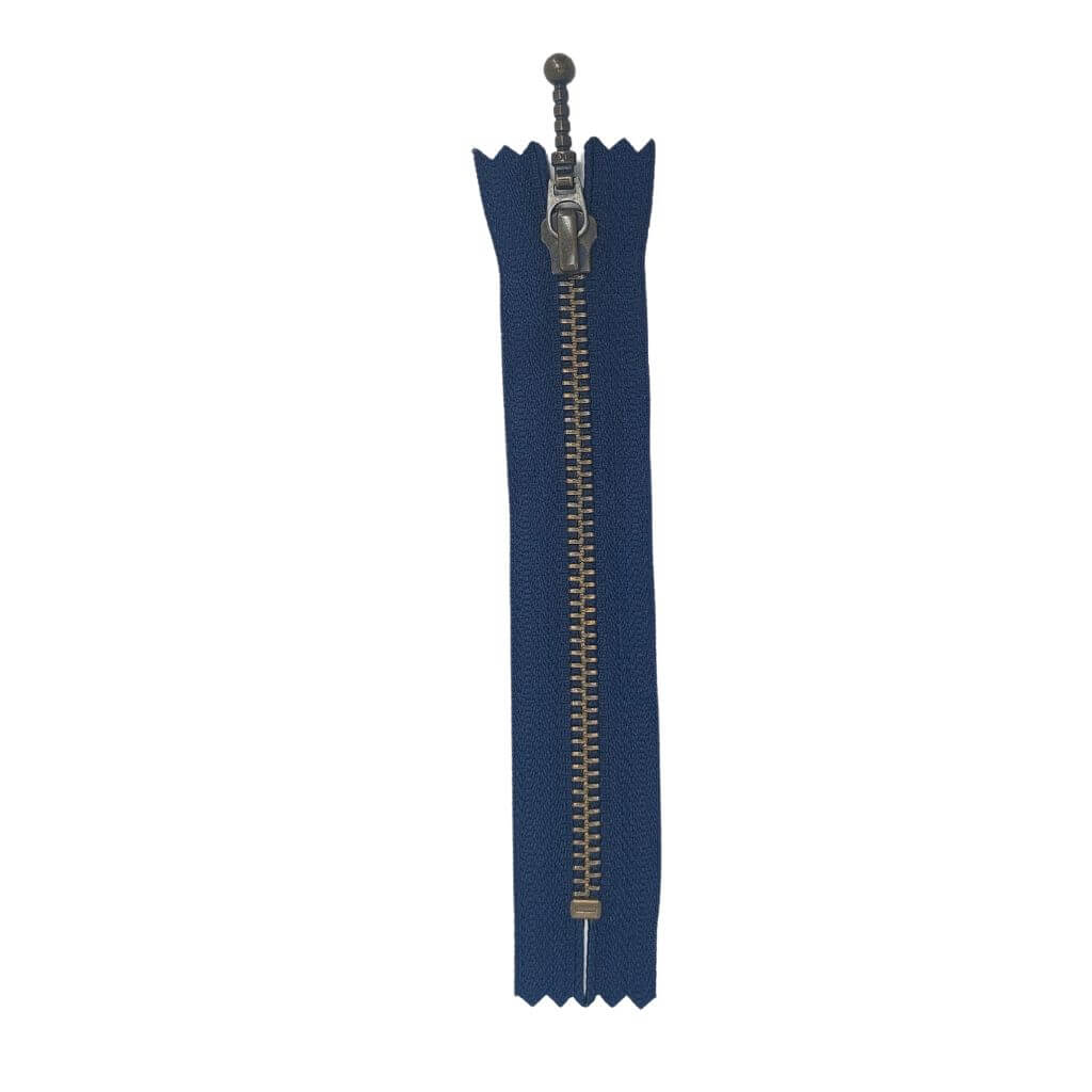 YKK Reißverschluss nicht teilbar 18 cm, Farbe 058 Marine – Metall und Polyester bei Lieblingsgarn