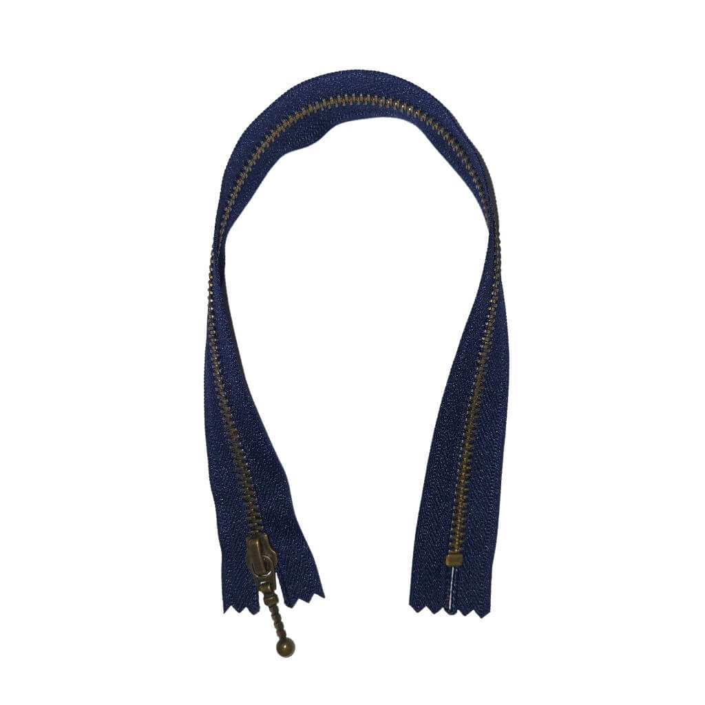 YKK Reißverschluss nicht teilbar 36 cm, Farbe 058 Marine – Metall und Polyester bei Lieblingsgarn