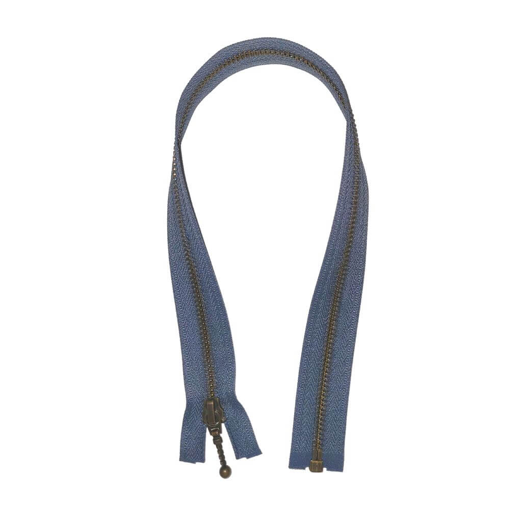 YKK Reißverschluss teilbar 46 cm, Farbe 578 Mausgrau – Metall und Polyester bei Lieblingsgarn