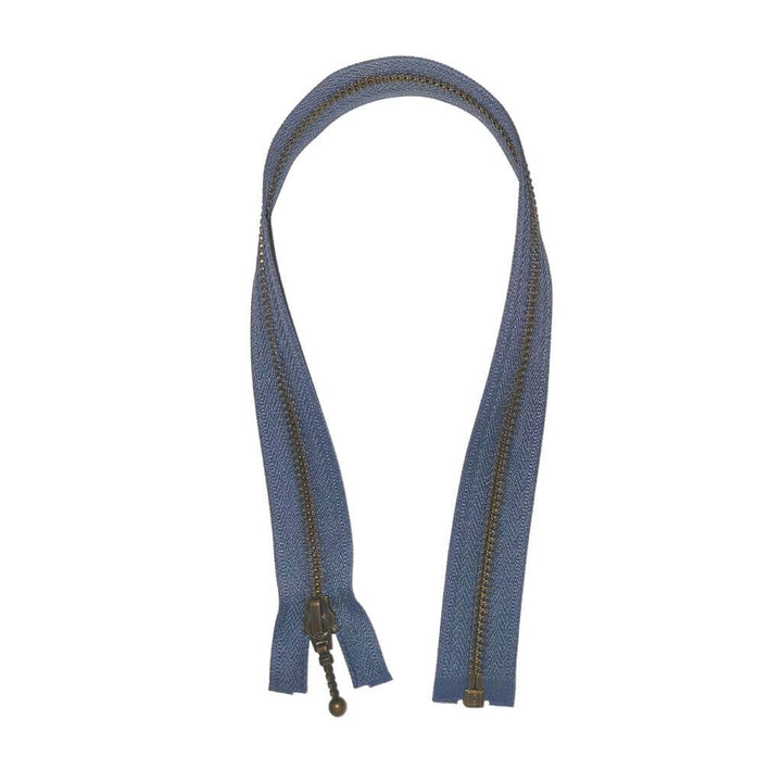 YKK Reißverschluss teilbar 46 cm, Farbe 578 Mausgrau – Metall und Polyester bei Lieblingsgarn