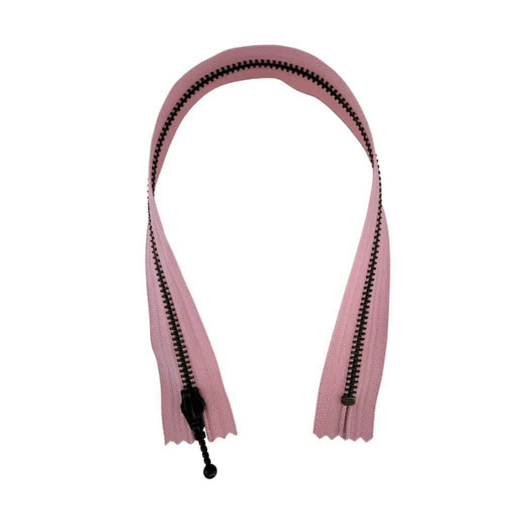 YKK Reißverschluss nicht teilbar 36 cm, Farbe 811 Perlrosa – Metall und Polyester bei Lieblingsgarn