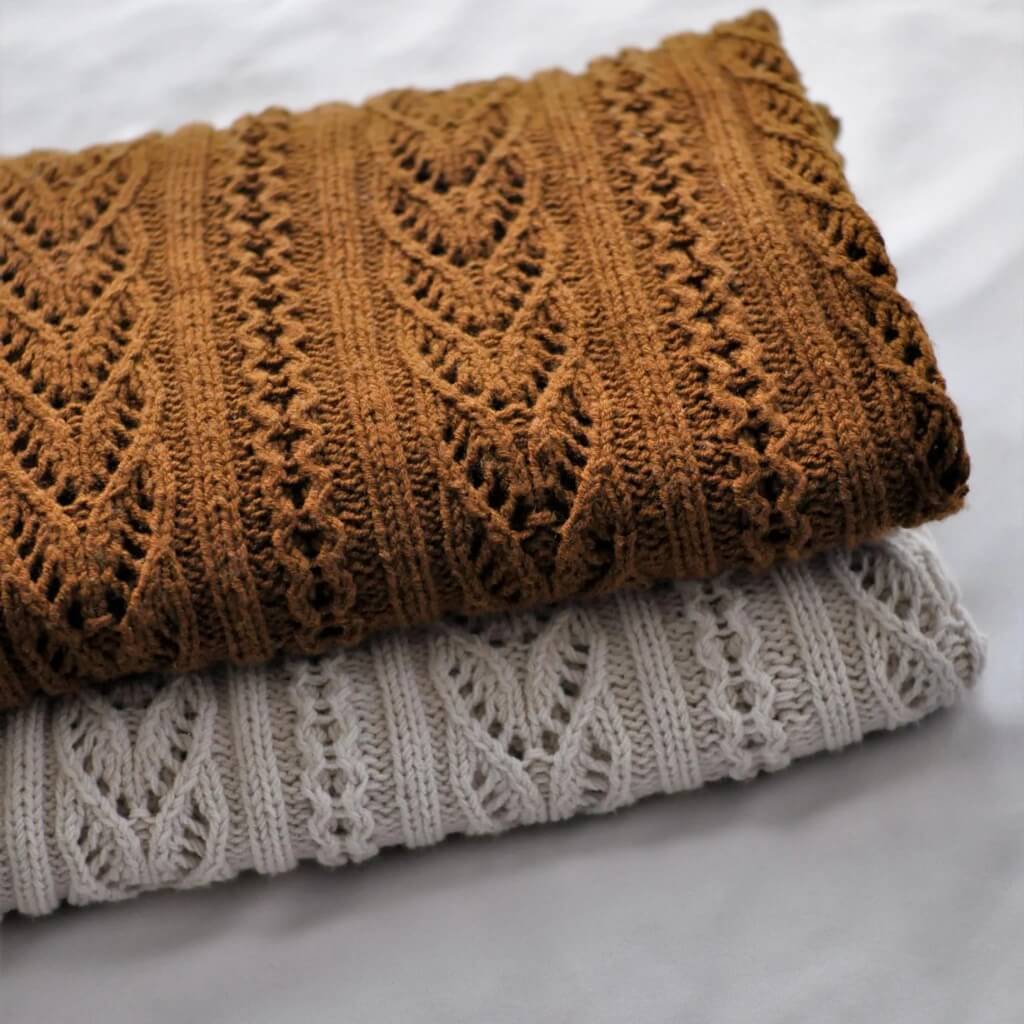 Yndestrikk Pattern Lochmuster Babydecke Strickanleitung - Yndestrikk (PDF) bei bei bei bei Lieblingsgarn