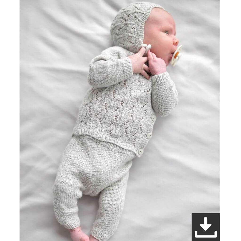 Yndestrikk Pattern Baby Set Lille Spire Strickanleitung - Yndestrikk (PDF) bei bei bei bei Lieblingsgarn