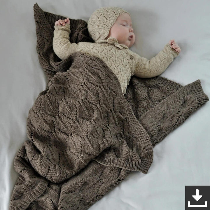 Yndestrikk Pattern Babydecke Lille Spire Strickanleitung - Yndestrikk (PDF) bei bei bei bei Lieblingsgarn
