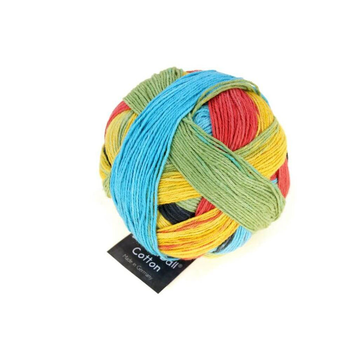 Schoppel Wolle Zauberball Cotton, Farbe 2338 Echte Abwechslung – Baumwolle bei Lieblingsgarn