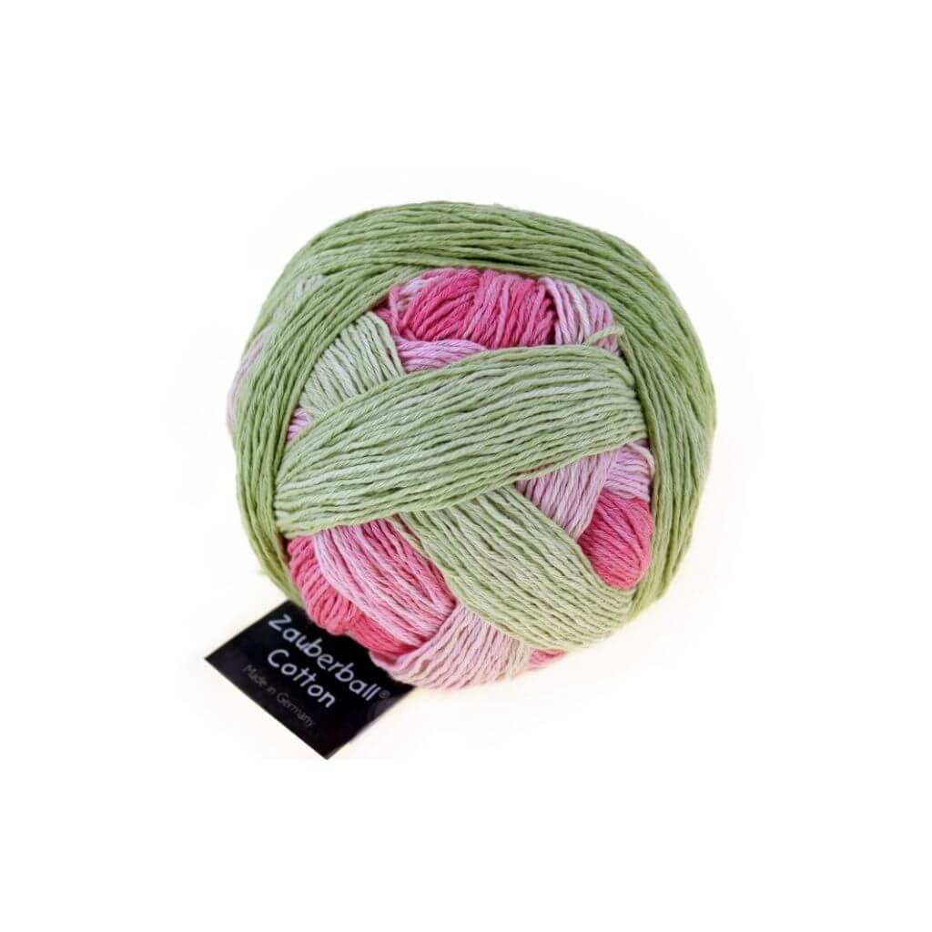 Schoppel Wolle Zauberball Cotton, Farbe 2340 Rosige Zeiten – Baumwolle bei Lieblingsgarn
