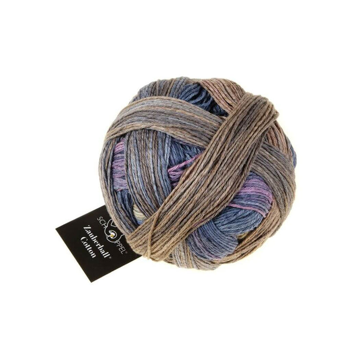 Schoppel Wolle Zauberball Cotton, Farbe 2370 Geländegewinn – Baumwolle bei Lieblingsgarn