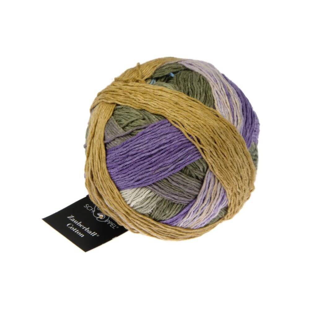 Schoppel Wolle Zauberball Cotton, Farbe 2504 Strandläufer – Baumwolle bei Lieblingsgarn