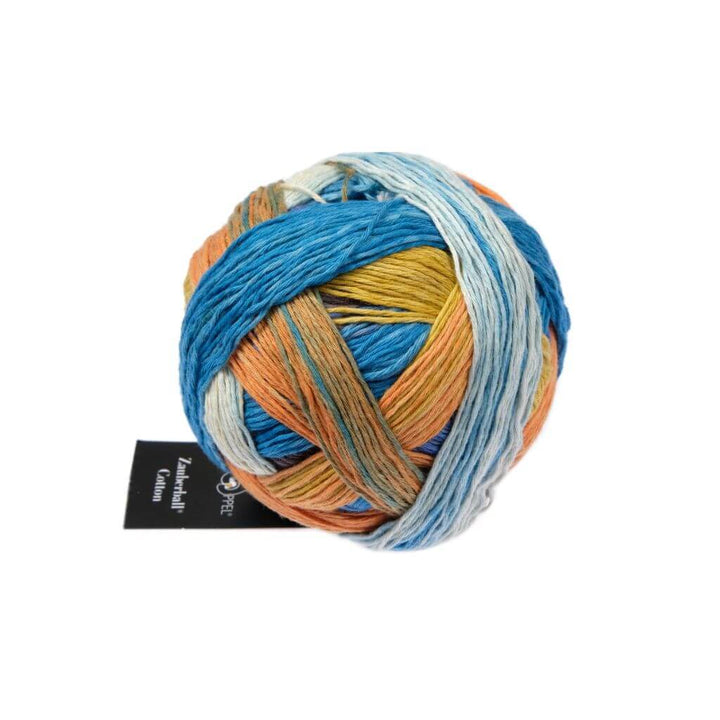 Schoppel Wolle Zauberball Cotton, Farbe 2623 Frühaufsteher – Baumwolle bei Lieblingsgarn