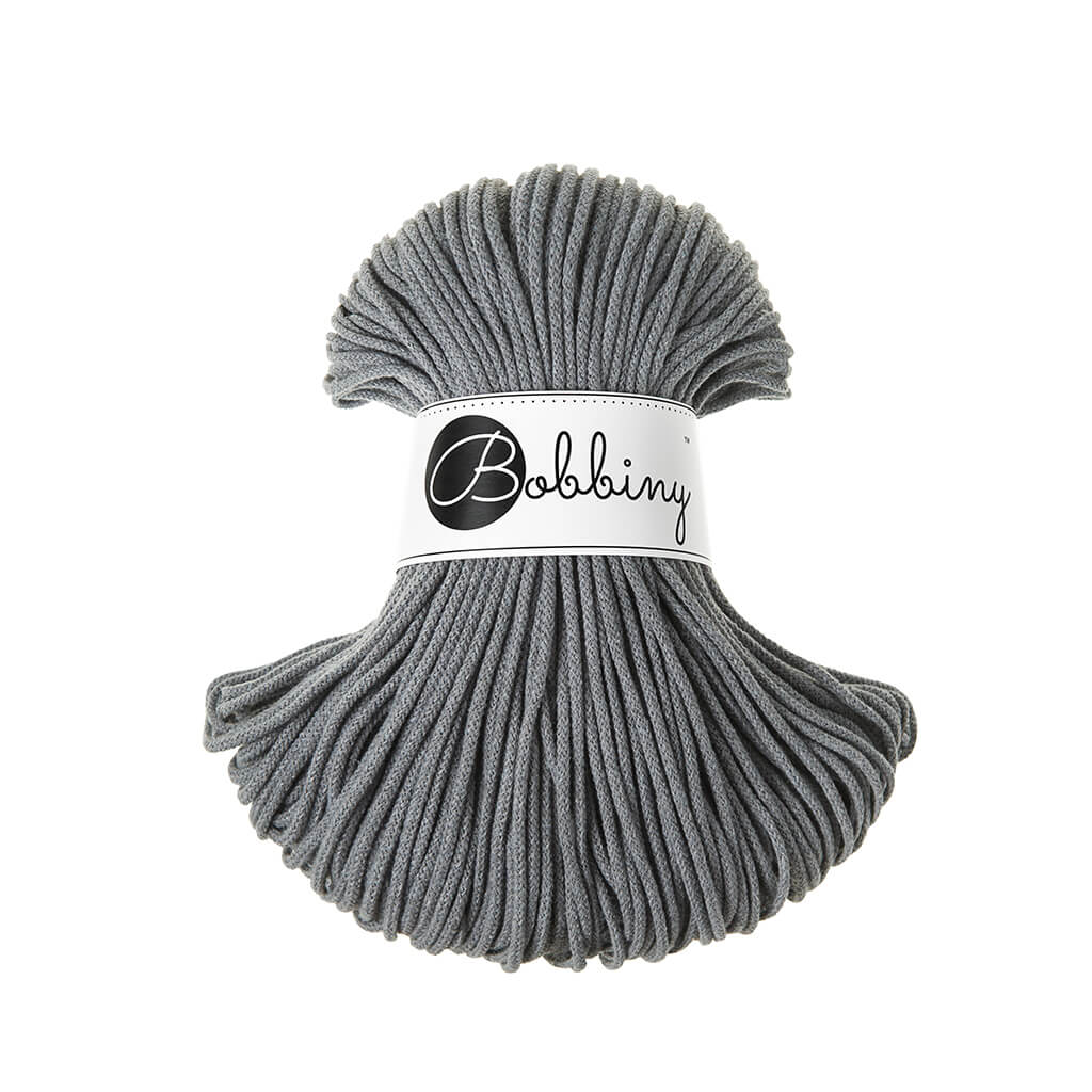 Bobbiny Kordel Junior 3mm x 100 m Steel Lieblingsgarn
