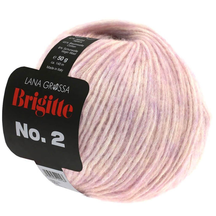 Lana Grossa Brigitte No. 2 50 g 12 - Altrosa Lieblingsgarn