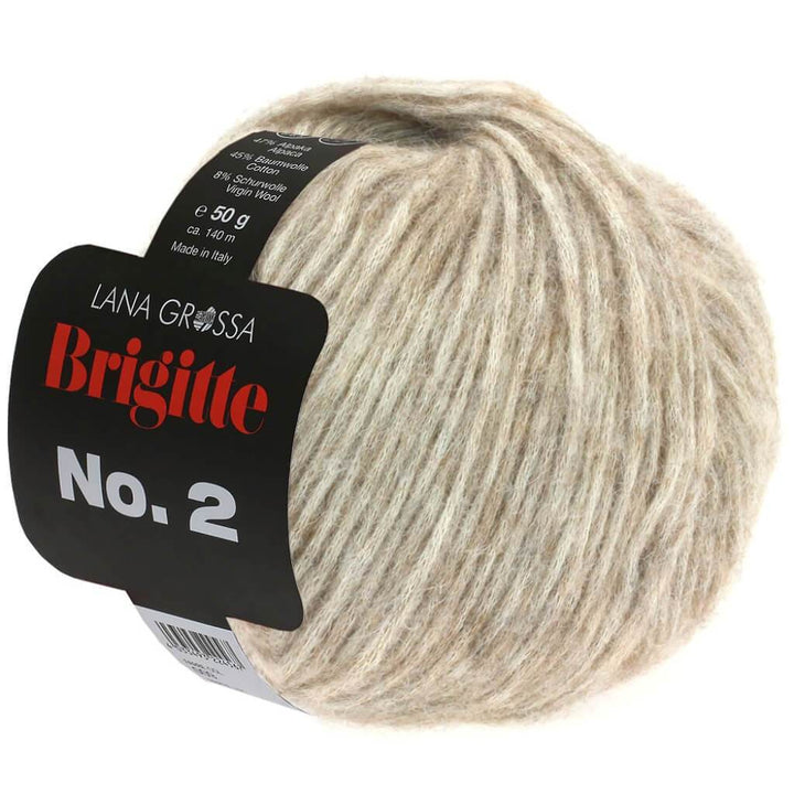 Lana Grossa Brigitte No. 2 50 g 15 - Beige Lieblingsgarn