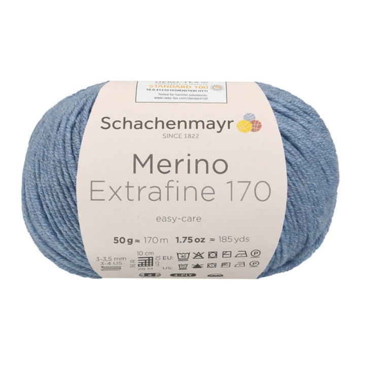Schachenmayr Merino Extrafine 170 56 - Wolke Meliert Lieblingsgarn