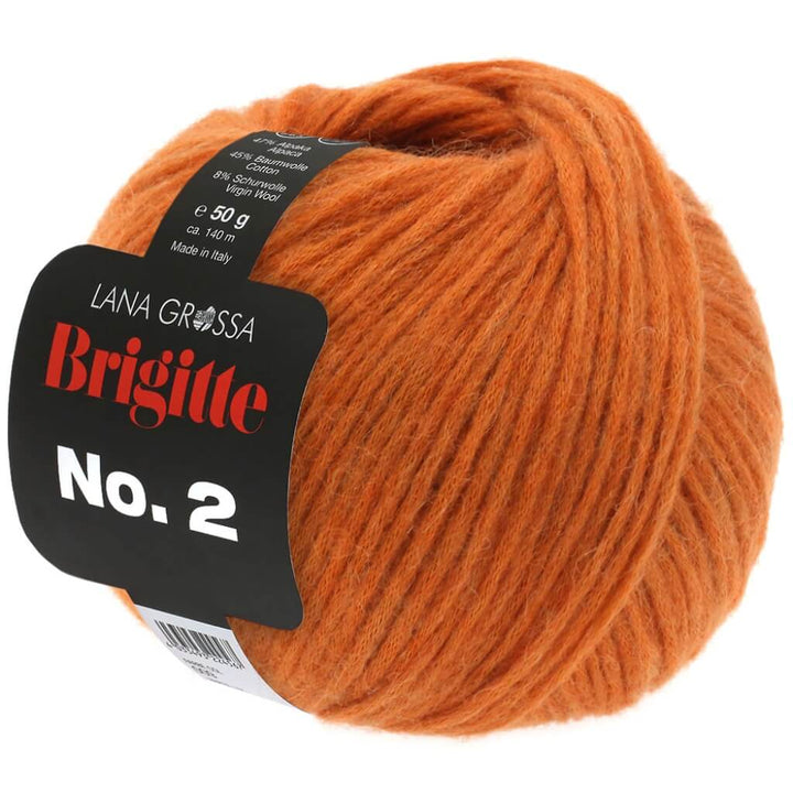 Lana Grossa Brigitte No. 2 50 g 32 - Zimtorange Lieblingsgarn