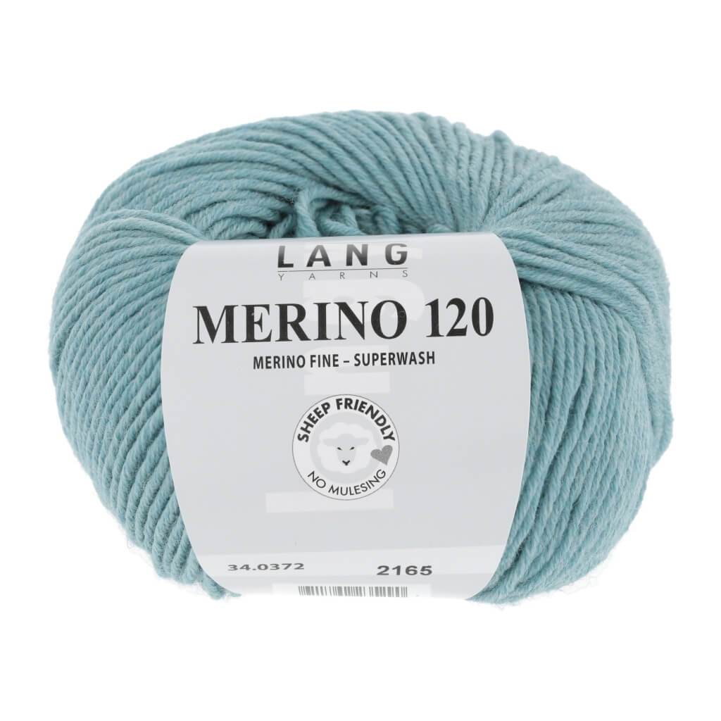 Lang Yarns Merino 120 - 50g 34.0372 - Acqua Mélange Lieblingsgarn