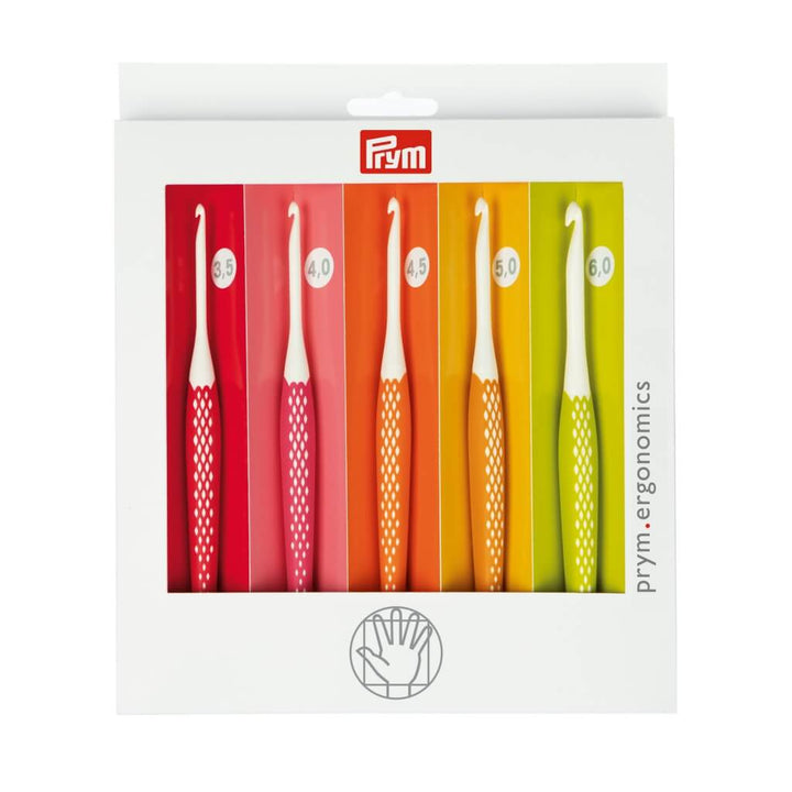 prym.ergonomics Häkelnadel Set 3,5 mm - 6 mm Lieblingsgarn