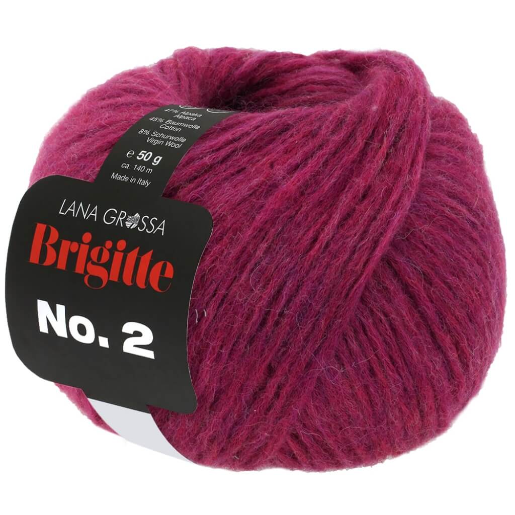 Lana Grossa Brigitte No. 2 50 g 38 - Fuchsia Lieblingsgarn