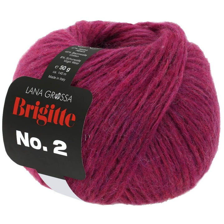 Lana Grossa Brigitte No. 2 50 g 38 - Fuchsia Lieblingsgarn