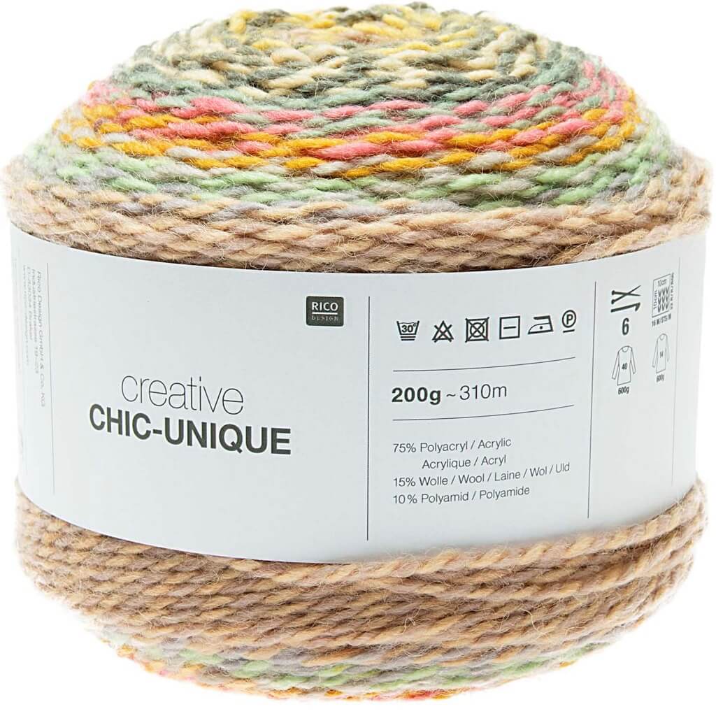 Rico Design Creative Chic-Unique 200g 003 - Terra bei bei bei bei Lieblingsgarn