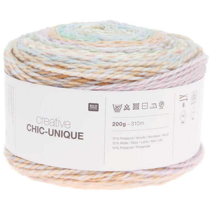 Rico Design Creative Chic-Unique 200g 008 - Milkshake bei bei bei bei Lieblingsgarn