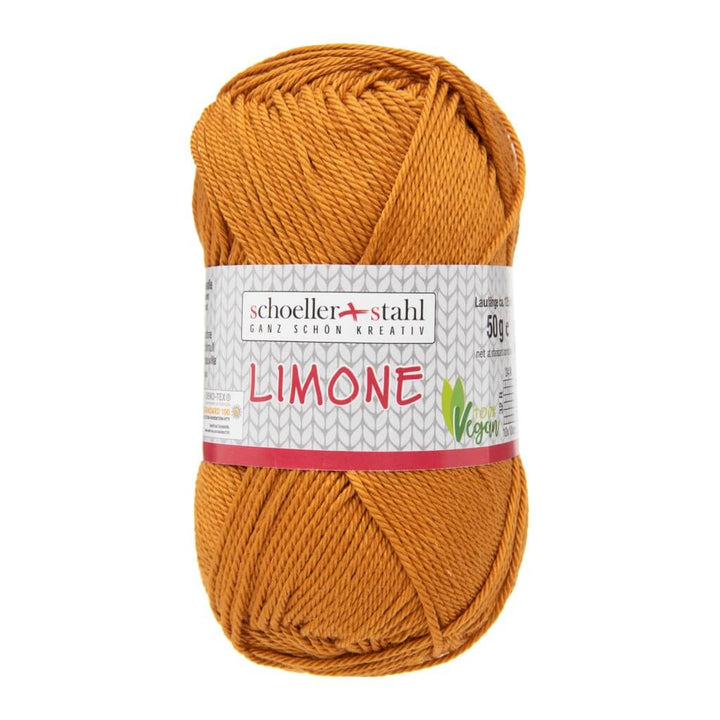 Schoeller + Stahl Limone 50g - Baumwollgarn 178 - Zimt Lieblingsgarn