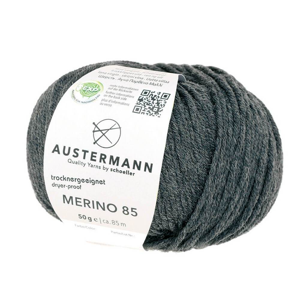 Austermann Merino 85 Exp 50g 64 - Anthrazitmeliert Lieblingsgarn