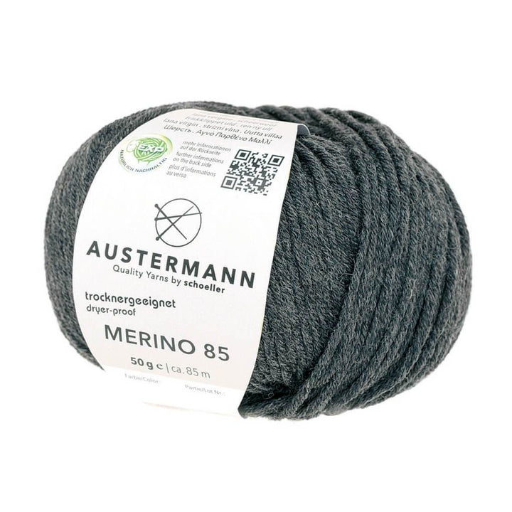 Austermann Merino 85 Exp 50g 64 - Anthrazitmeliert Lieblingsgarn