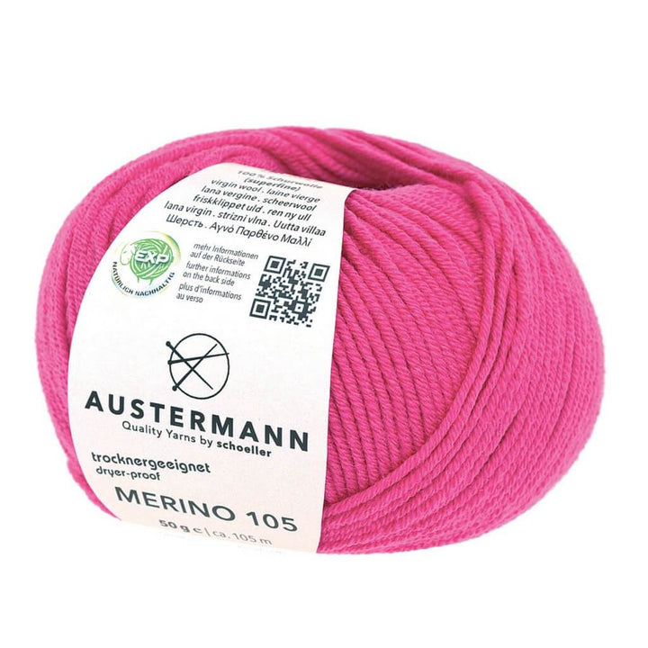 Austermann Merino 105 EXP 50g 319 - Fuchsia Lieblingsgarn