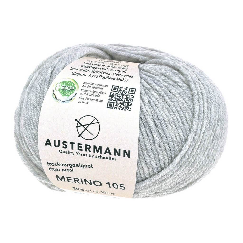 Austermann Merino 105 EXP 50g 328 - Hellgrau Lieblingsgarn