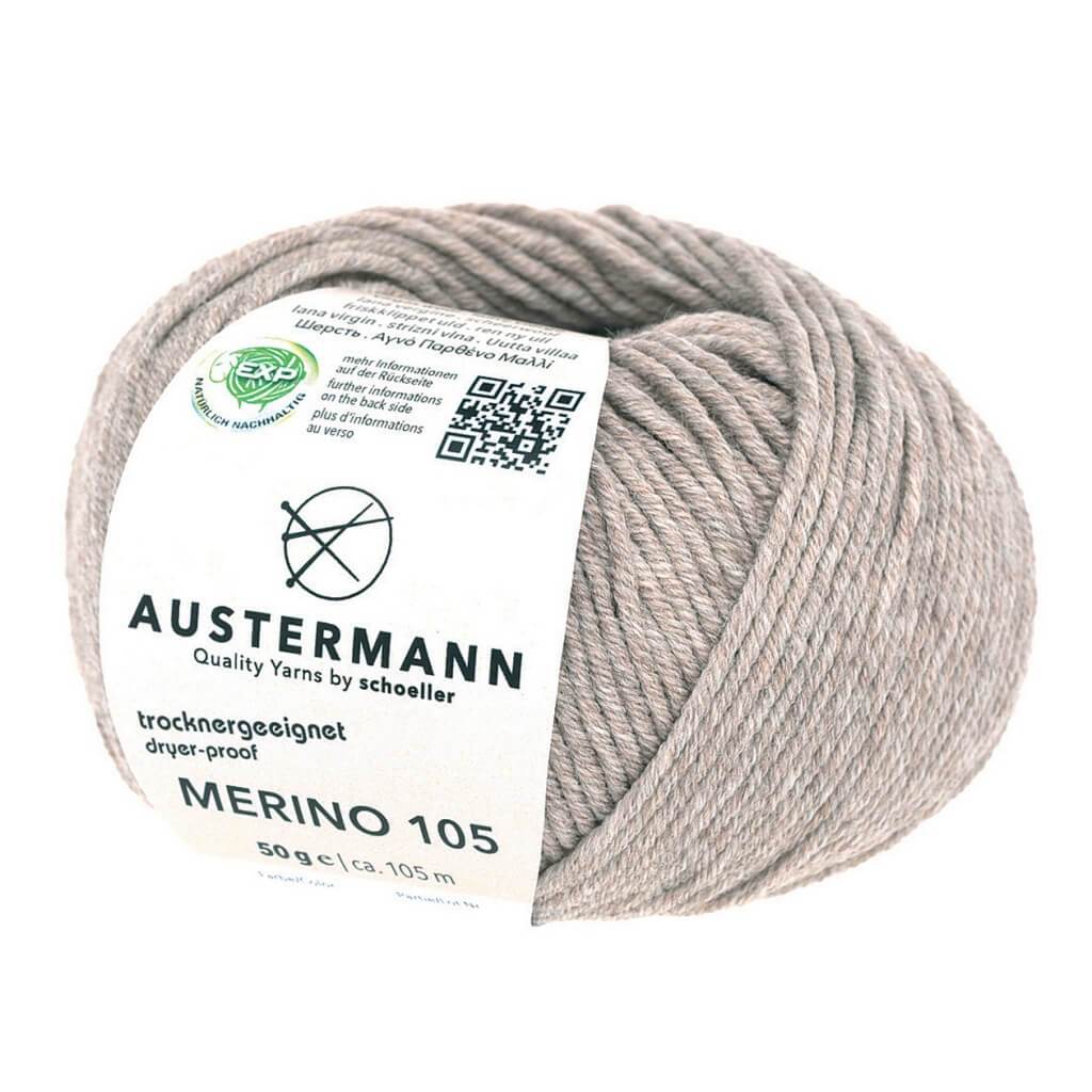 Austermann Merino 105 EXP 50g 337 - Beigemeliert Lieblingsgarn