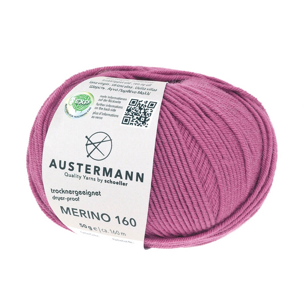 Austermann Merino 160 Exp 50g 241 - Pink Lipstic bei bei bei bei Lieblingsgarn