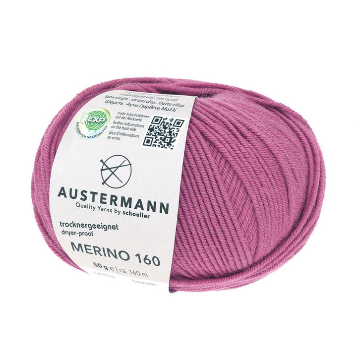 Austermann Merino 160 Exp 50g 241 - Pink Lipstic bei bei bei bei Lieblingsgarn