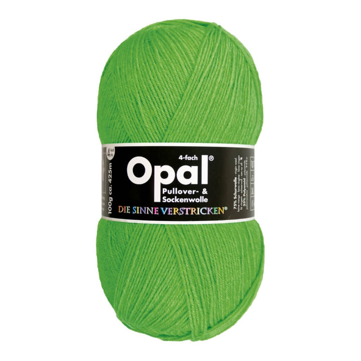 Opal Sockenwolle Uni 4-fach 100g 2011 - Neon-Grün Lieblingsgarn