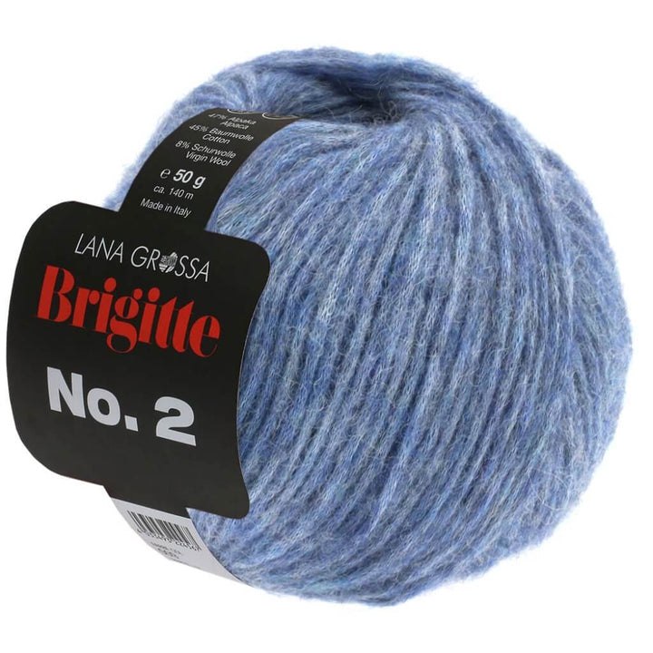 Lana Grossa Brigitte No. 2 50 g 6 - Jeans Lieblingsgarn