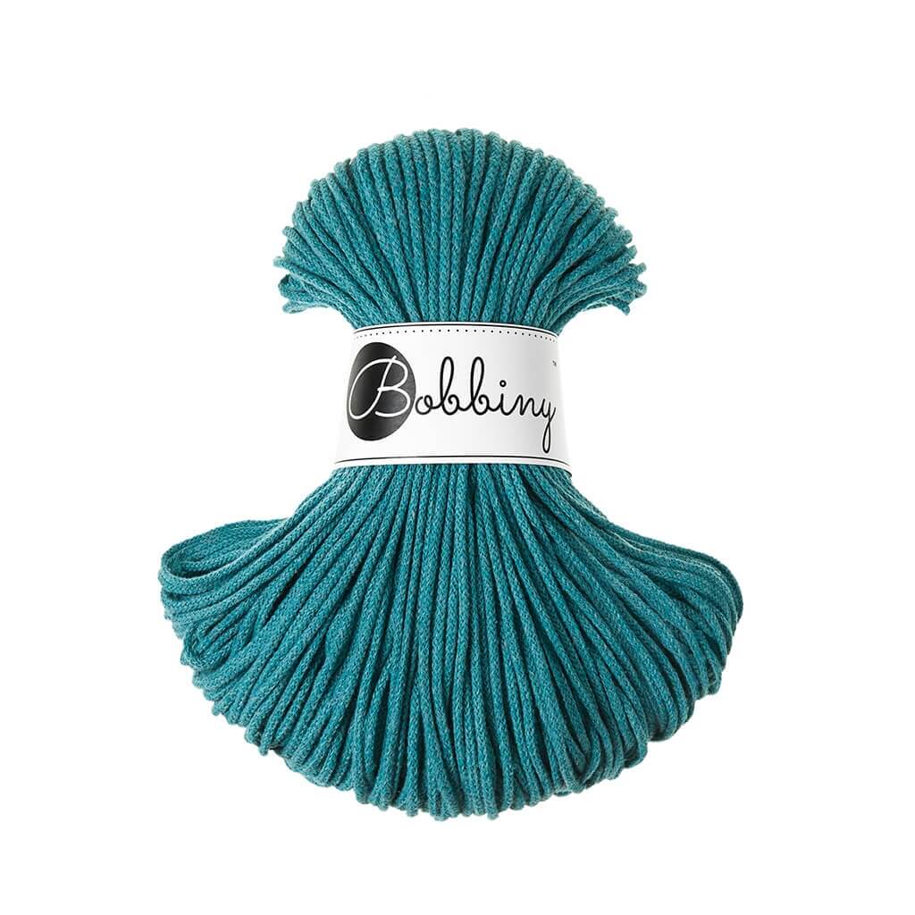 Bobbiny Kordel Junior 3mm x 100 m Teal Lieblingsgarn