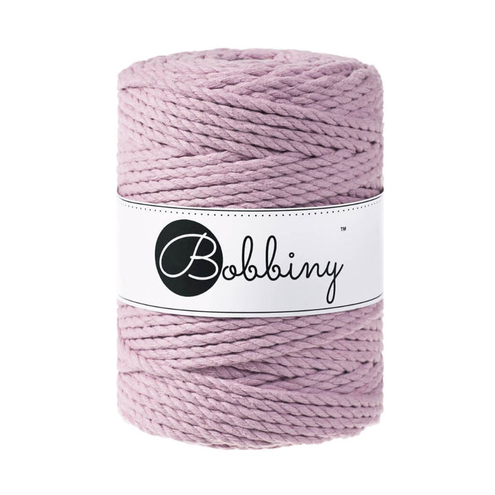 Bobbiny Makramee Garn 5 mm x 100 m gedreht Dusty Pink Lieblingsgarn