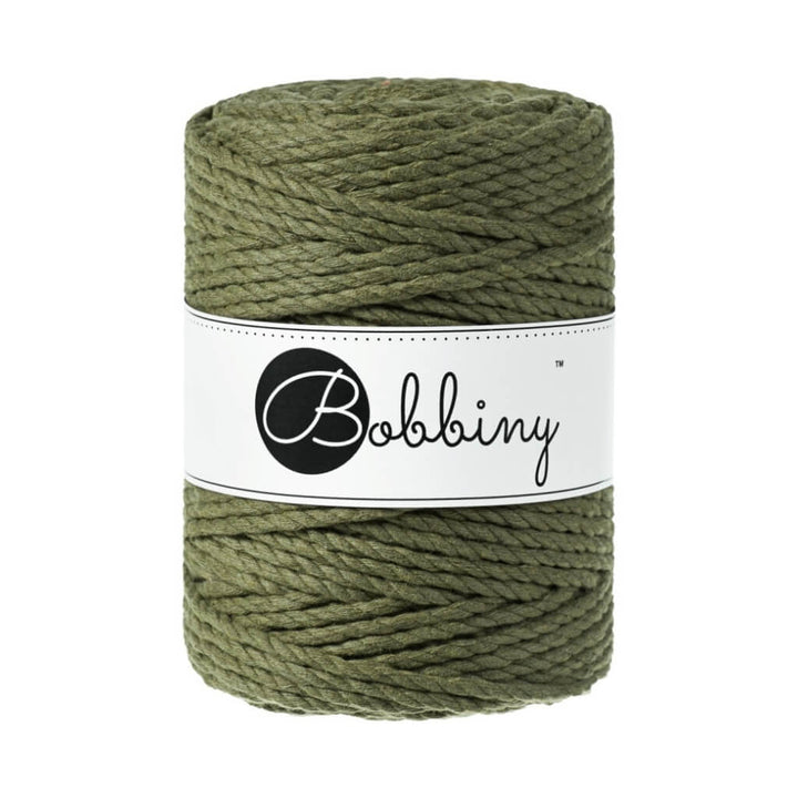 Bobbiny Makramee Garn 5 mm x 100 m gedreht Avocado Lieblingsgarn