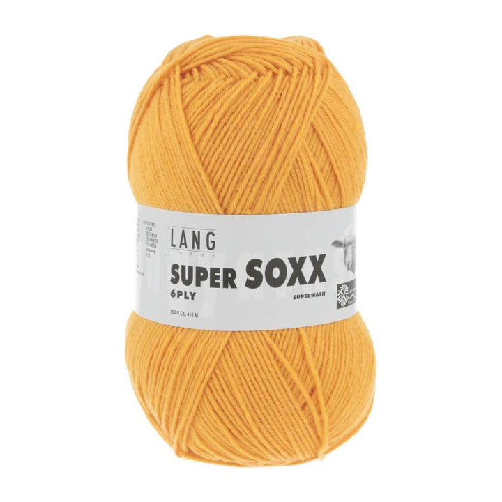 Lang Yarns Super Soxx 6-fach - 150g 907.0049 - Goldgelb Lieblingsgarn