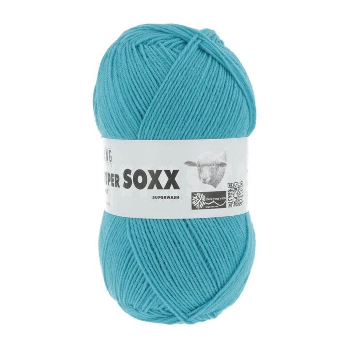 Lang Yarns Super Soxx 6-fach - 150g 907.0079 - Türkis Lieblingsgarn