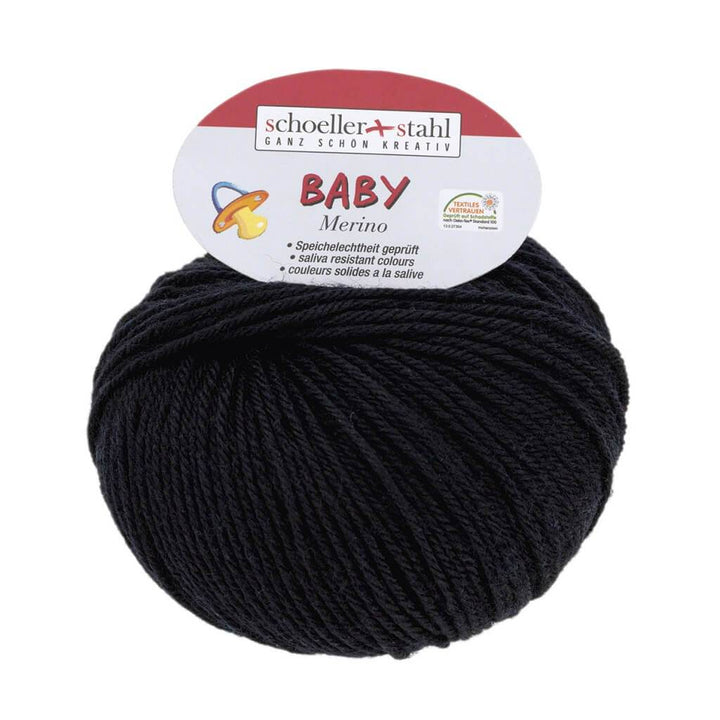 Schoeller+Stahl Baby Merino 25g 3924 - Schwarz bei bei bei bei Lieblingsgarn