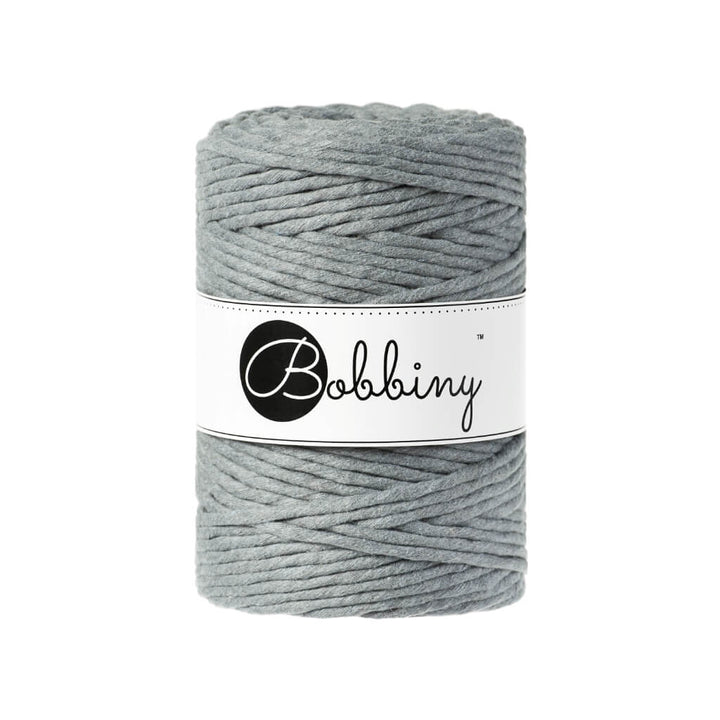 Bobbiny Makramee Garn 5 mm x 100 m Steel Lieblingsgarn