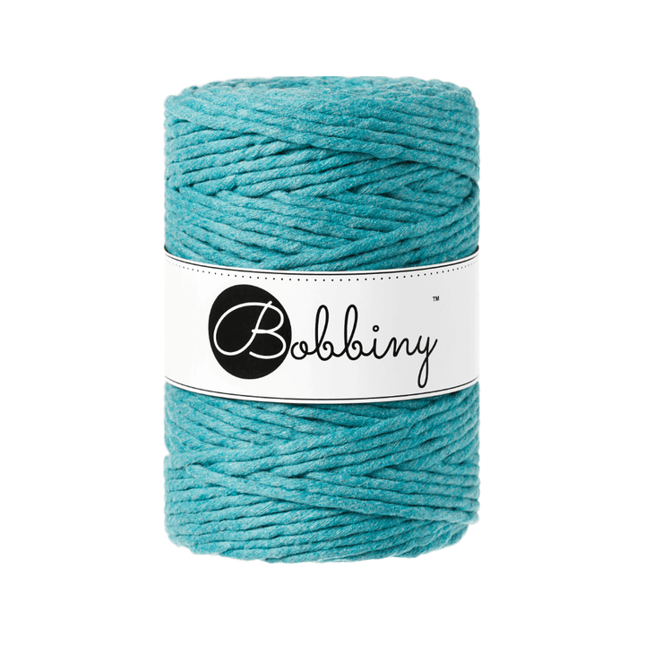Bobbiny Makramee Garn 5 mm x 100 m Teal Lieblingsgarn