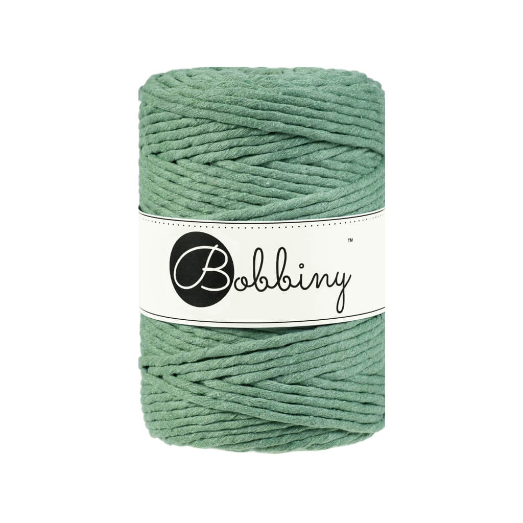 Bobbiny Makramee Garn 5 mm x 100 m Eucalyptus Green Lieblingsgarn