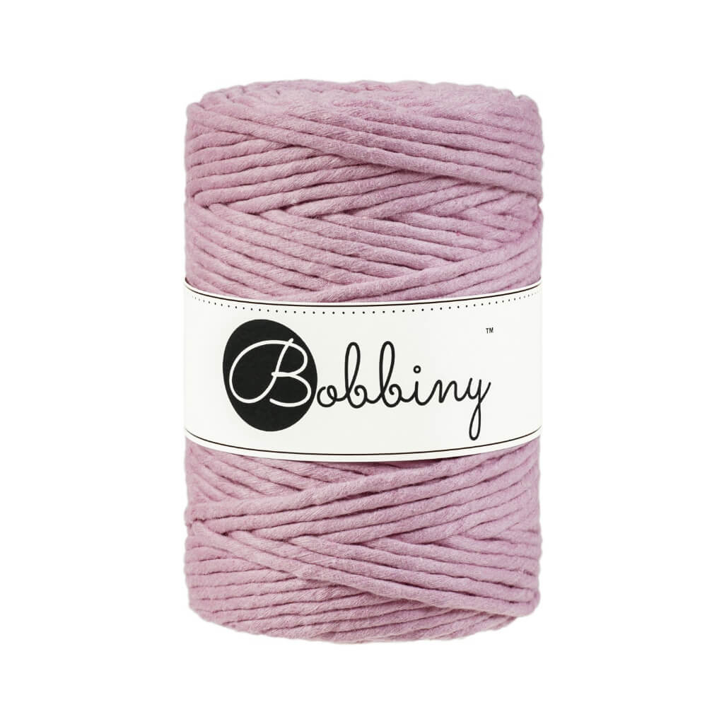 Bobbiny Makramee Garn 5 mm x 100 m Dusty Pink Lieblingsgarn