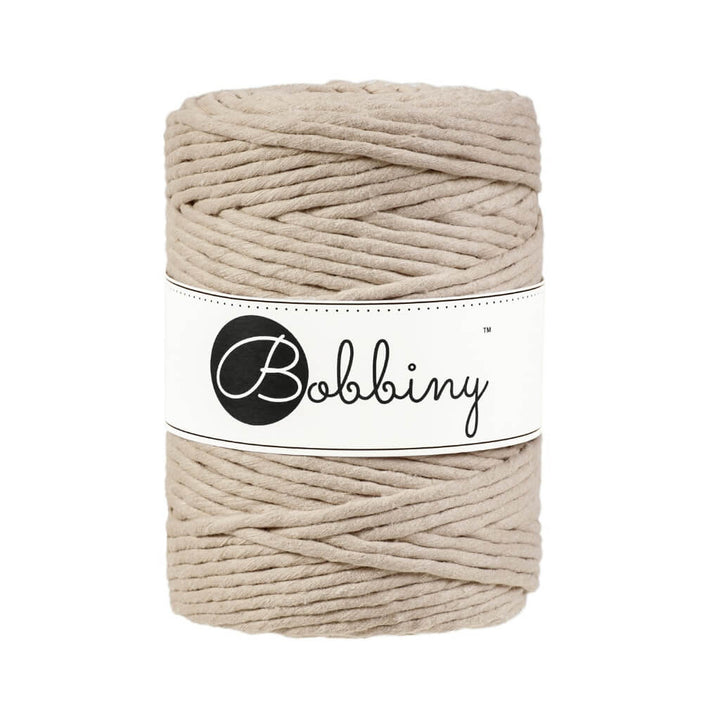 Bobbiny Makramee Garn 5 mm x 100 m Beige Lieblingsgarn